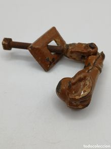 Antiguidades: Antigua adalba llamador puerta hierro fundido